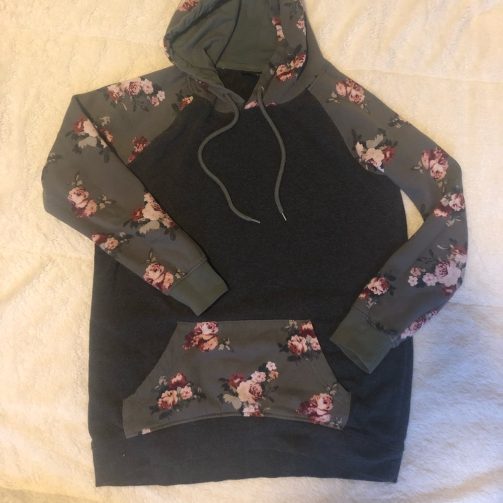 Floral hoodie